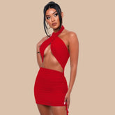 Robe dos nu découpée Linda